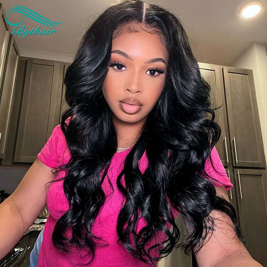 Loose Wavy Lace Front Wigs Human Hair Hd Transparent 13x4 13x6 Lace Frontal Wig Natural Looking