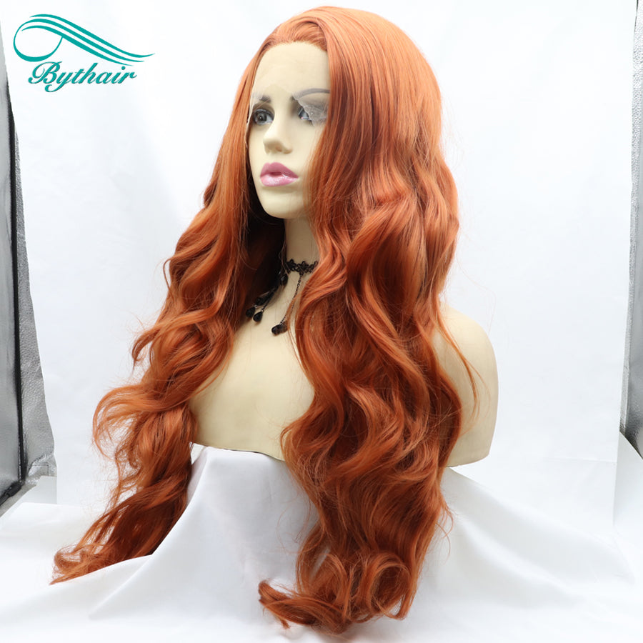 Long Synthetic Lace Front Wig Cosplay Wigs For Women Heat Resistant Fiber Lace Wigs