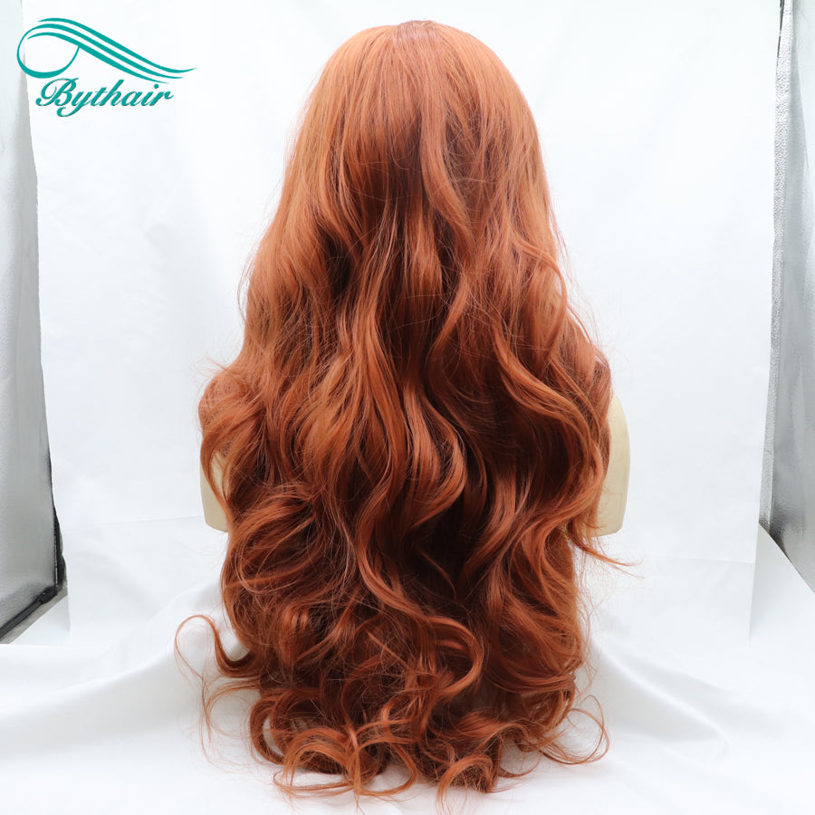 Long Synthetic Lace Front Wig Cosplay Wigs For Women Heat Resistant Fiber Lace Wigs