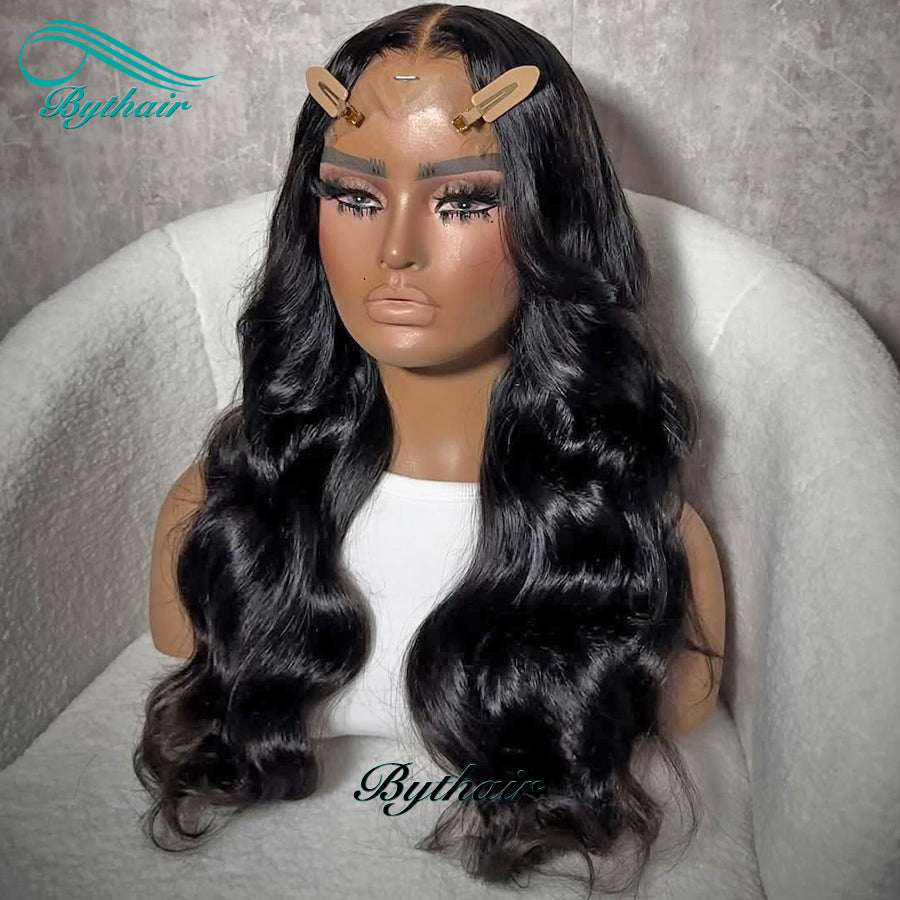 Body Wave 13x4 13x6 Hd Transparent Lace Front Human Hair Wigs Glueless Wigs For Women