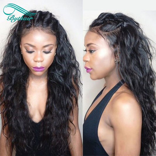 Natural Wave Lace Front Wigs Human Hair Glueless 13x4 13x6 Hd Transparent Lace Frontal Wig Pre Plucked