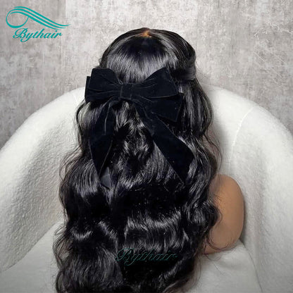 Body Wave 13x4 13x6 Hd Transparent Lace Front Human Hair Wigs Glueless Wigs For Women