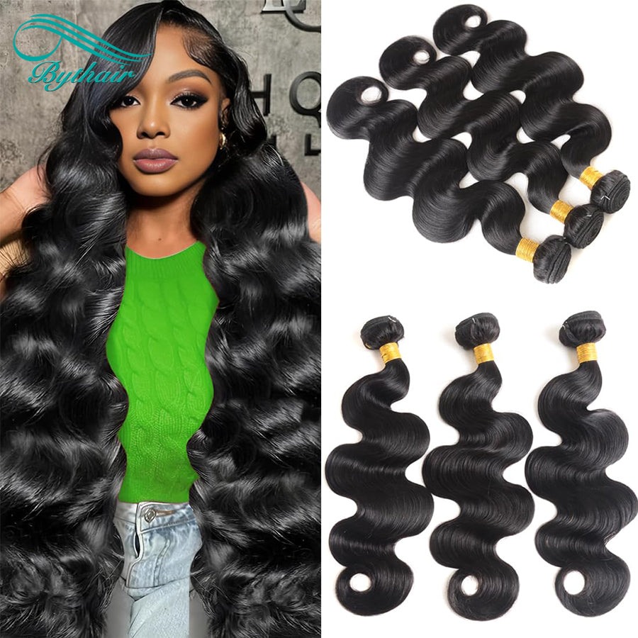 12A Human Hair Bundles Brazilian Body Wave Hair Bundles 3 Bundles Human Hair Extensions