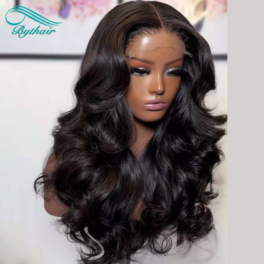 Body Wave 5x5 Hd Lace Closure Wig Human Hair Transparent Glueless Wigs For Women