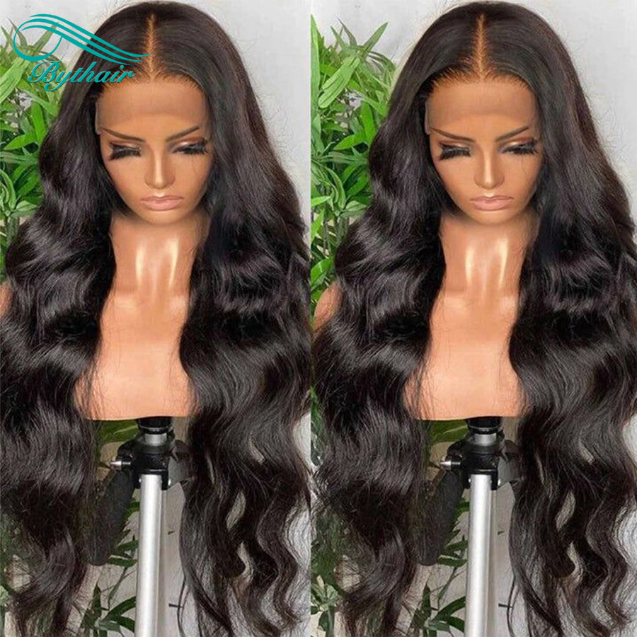 Body Wave Full Lace Wigs Human Hair Hd Transparent Glueless Wigs For Black Women