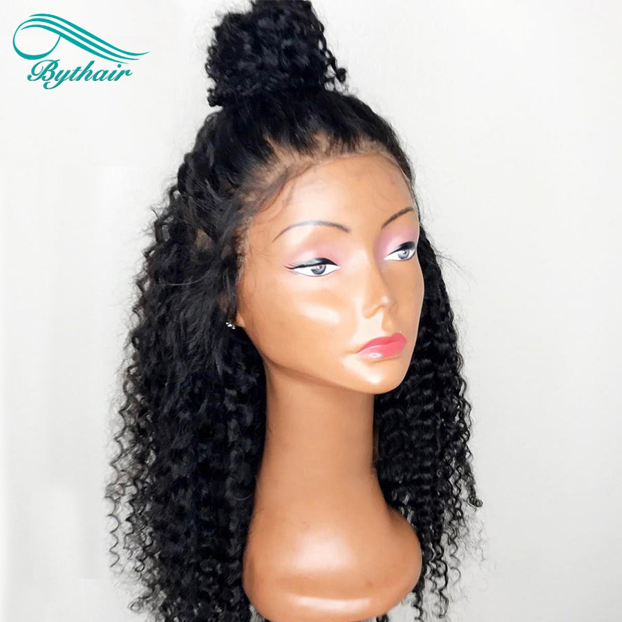 Curly Lace Front Human Hair Wig Glueless 13x4 13x6 Hd Transparent Lace Frontal Wigs For Black Women