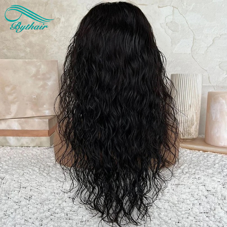 Loose Wave 5x5 inch Silk Top Full Lace Wig Wavy Silk Base Full Lace Human Hair Wig For Women