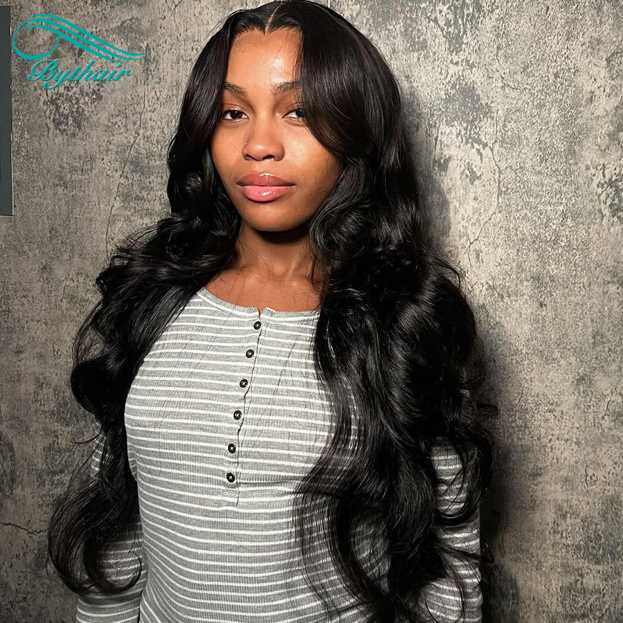 Body Wave 5x5 Hd Lace Closure Wig Human Hair Transparent Glueless Wigs For Women