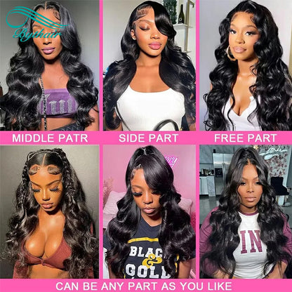 Body Wave Full Lace Wigs Human Hair Hd Transparent Glueless Wigs For Black Women