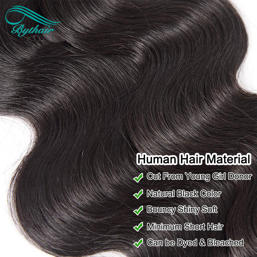 12A Human Hair Bundles Brazilian Body Wave Hair Bundles 3 Bundles Human Hair Extensions