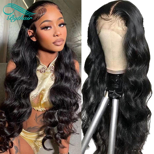 Body Wave Silk Top Lace Front Wigs Human Hair 5"x 5" Silk Base 13x6 Lace Front Wig Glueless With Baby Hair