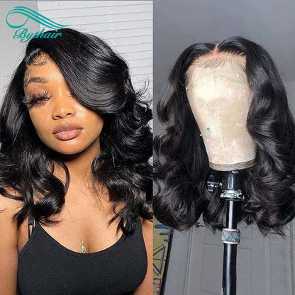 Short Body Wave Lace Front Wigs Human Hair 13x4 13x6 Lace Frontal Wigs 100% Human Hair