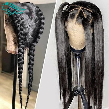 Straight Full Lace Wigs Human Hair HD Transparent Lace Human Hair Wigs For Black Women