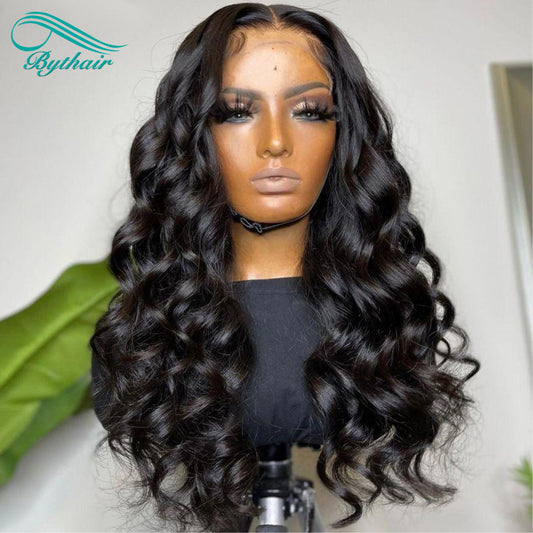 Loose Wave Lace Front Wigs Human Hair Glueless 13x4 13x6 Hd Transparent Lace Frontal Wig Pre Plucked