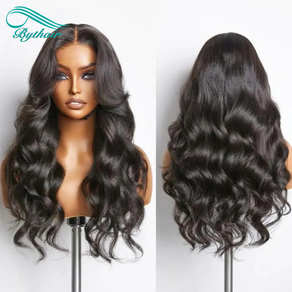 Loose Wave 5"x 5" Silk Top Lace Front Wig Human Hair Silk Base Lace Front Human Hair Wig With Baby Hair