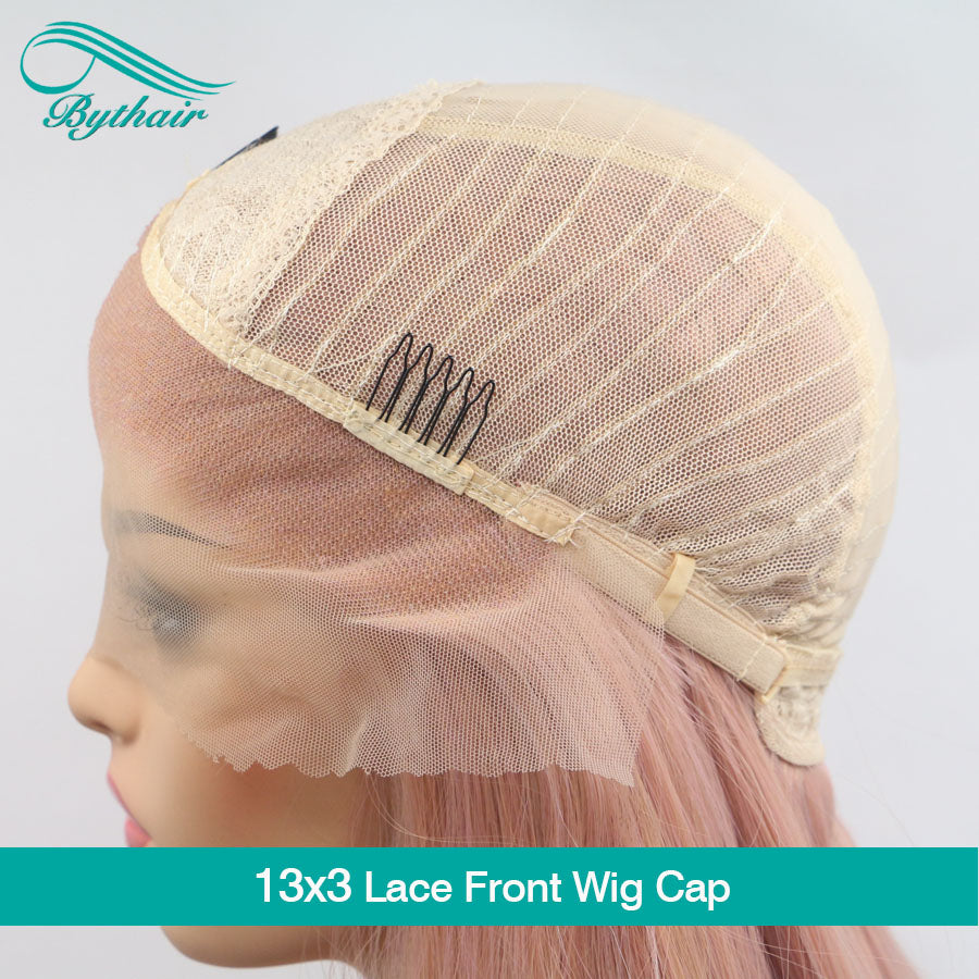 Blonde Color Long Synthetic Lace Front Wig Cosplay Wigs For Women Heat Resistant Fiber Lace Wigs